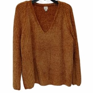 a new day sweater mustard yellow XL